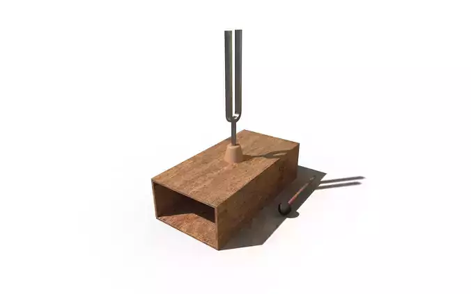 Tuning Fork 440 Hz 3D model