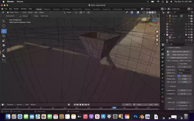 Vase no texture no tree