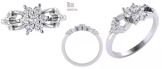 Solitaire Wedding Engagement Women Ring