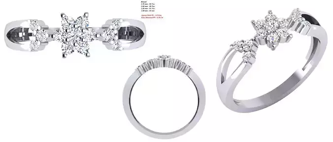 Solitaire Wedding Engagement Women Ring