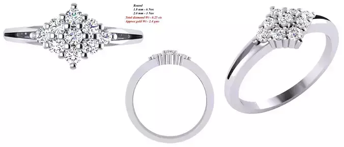 Solitaire Wedding Engagement Women Ring