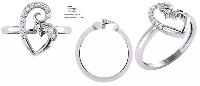 Solitaire Wedding Engagement Women Ring