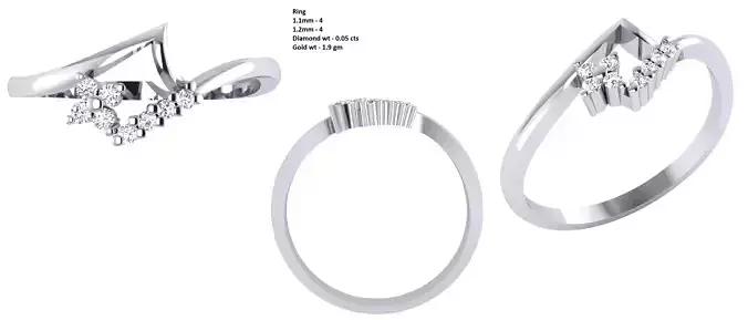 Solitaire Wedding Engagement Women Ring