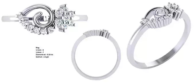 Solitaire Wedding Engagement Women Ring