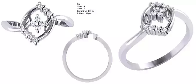 Solitaire Wedding Engagement Women Ring