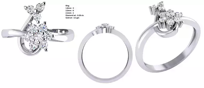 Solitaire Wedding Engagement Women Ring