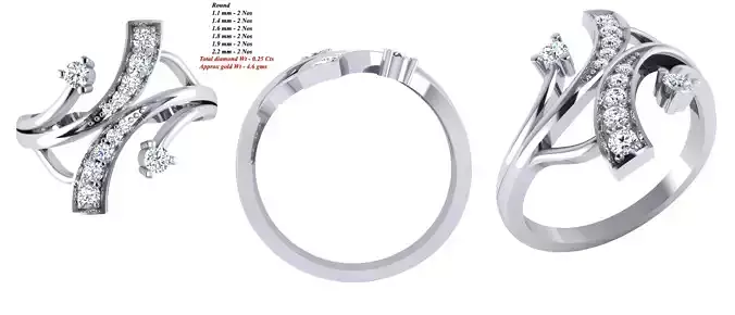 Solitaire Wedding Engagement Women Ring