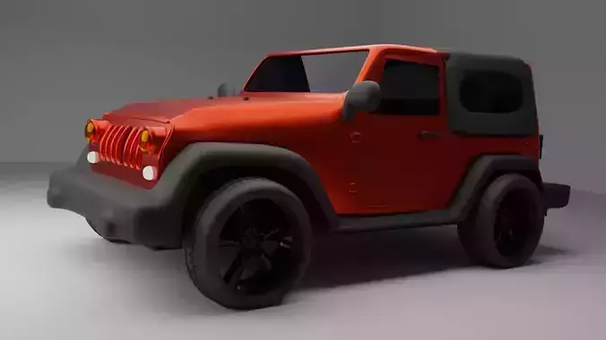 Thar Jeep 3D Model 3D model