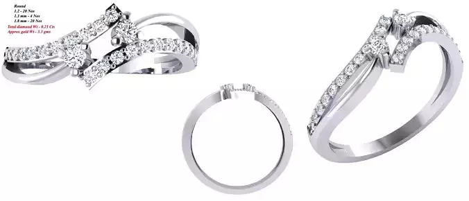 Solitaire Wedding Engagement Women Ring