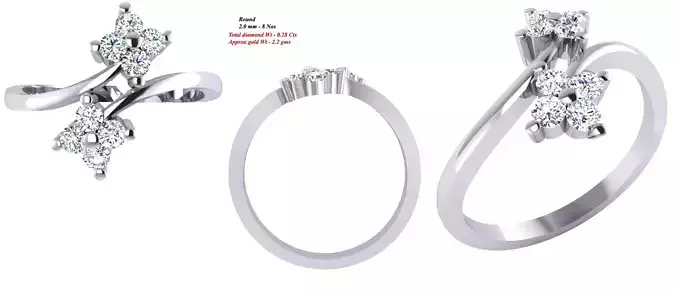 Solitaire Wedding Engagement Women Ring