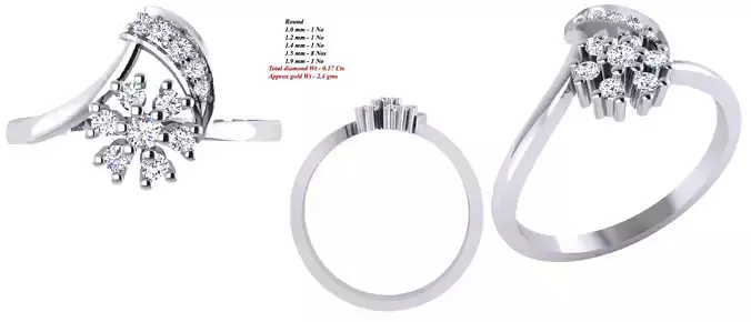 Solitaire Wedding Engagement Women Ring