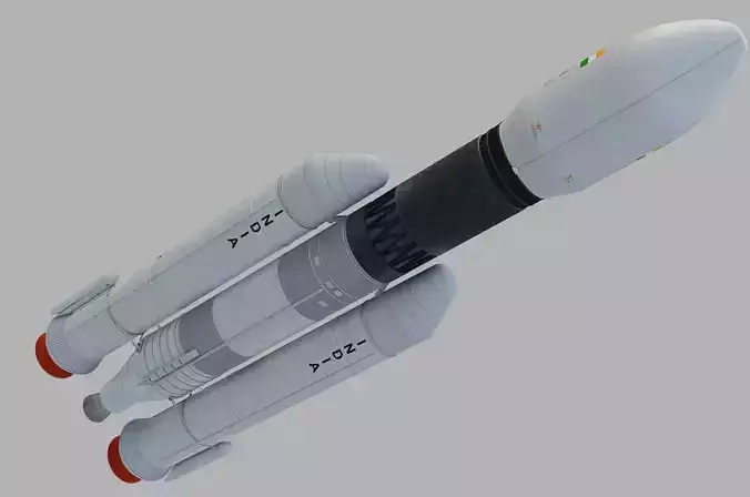 ISRO GSLV MK3  3D print model