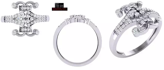 Solitaire Wedding Engagement Women Ring