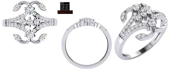 Solitaire Wedding Engagement Women Ring