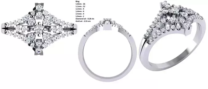 Solitaire Wedding Engagement Women Ring