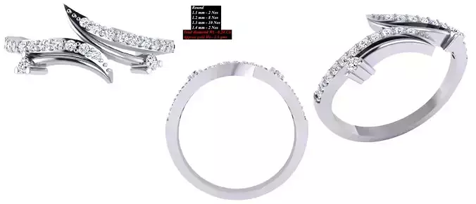 Solitaire Wedding Engagement Women Ring