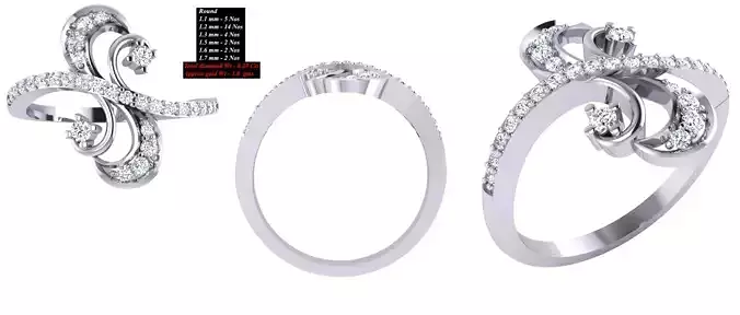 Solitaire Wedding Engagement Women Ring