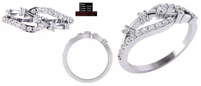 Solitaire Wedding Engagement Women Ring