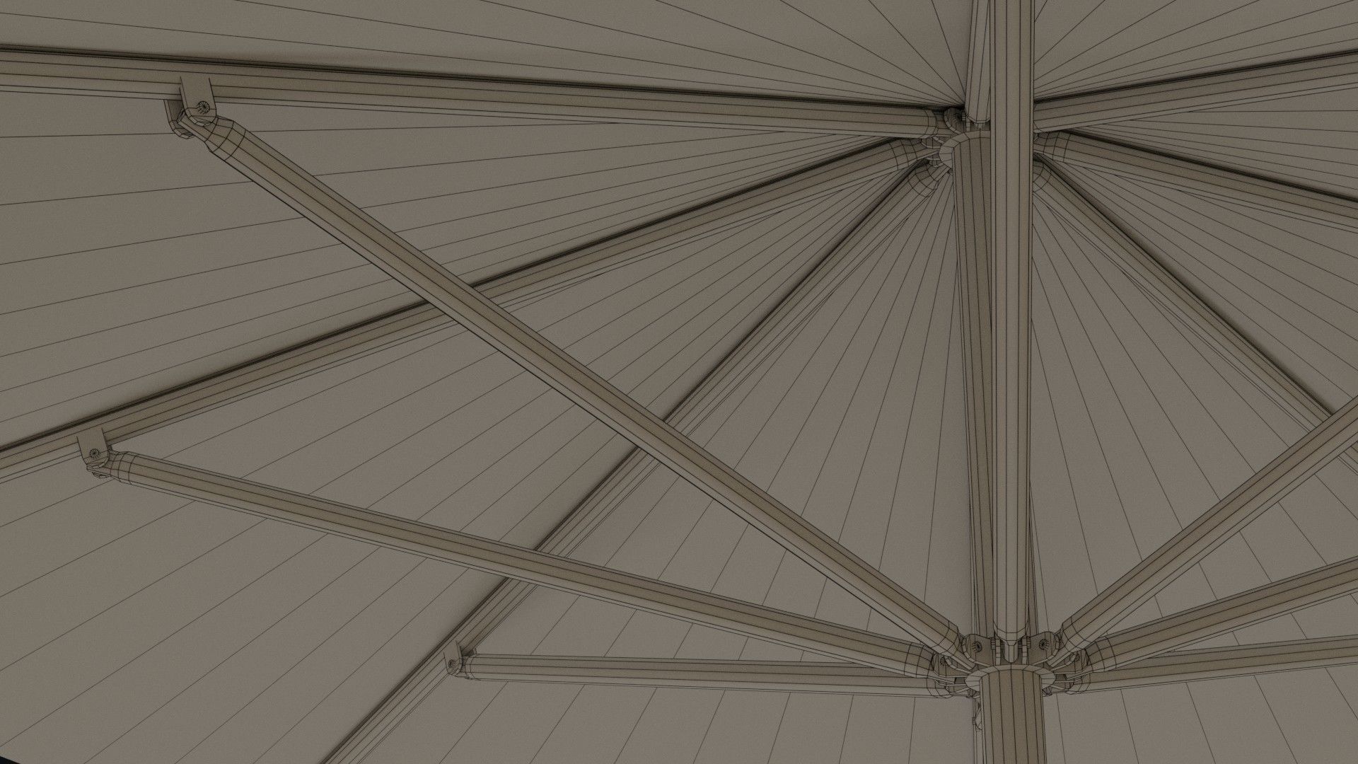 Sun Lounger 2A Low-poly 3D model_12