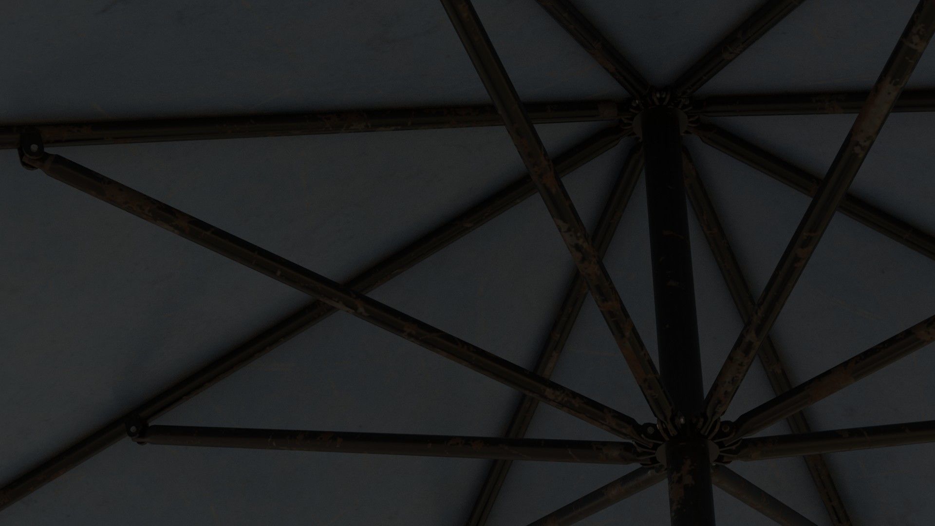 Sun Lounger 2B Low-poly 3D model_9