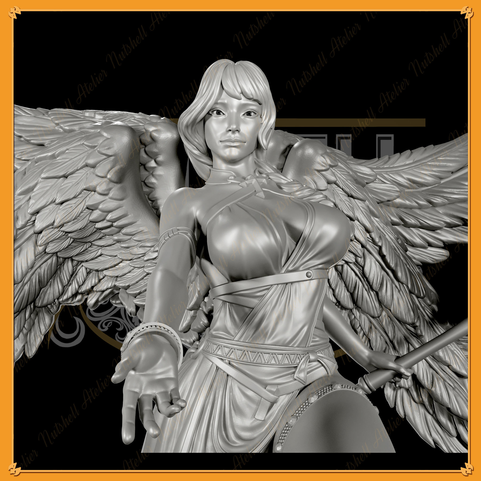 NUTSHELL ATELIER - ANGEL  3D print model_9