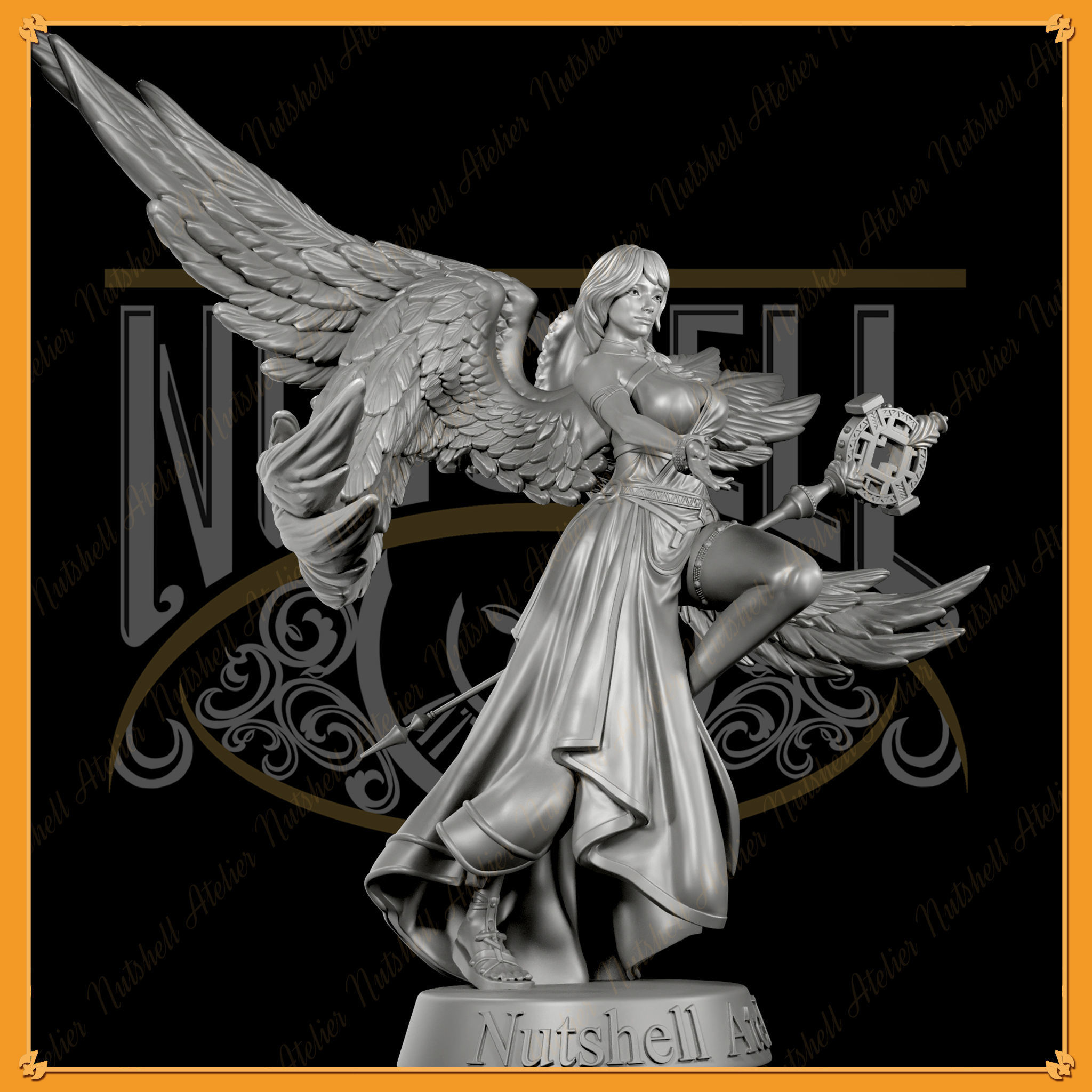 NUTSHELL ATELIER - ANGEL  3D print model_2