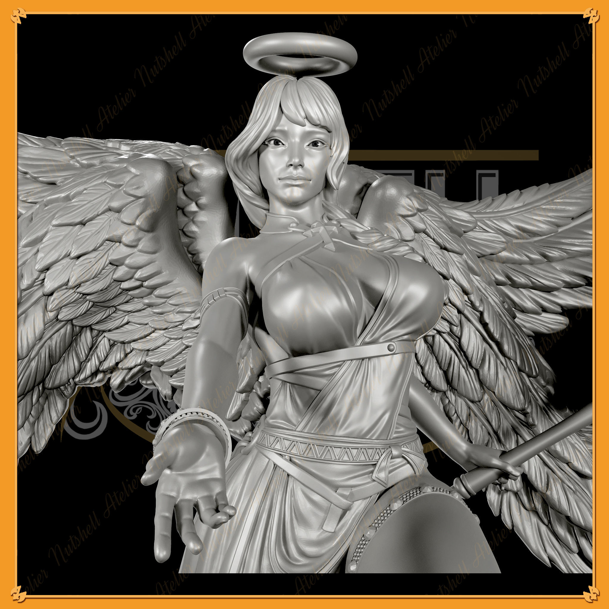 NUTSHELL ATELIER - ANGEL  3D print model_8