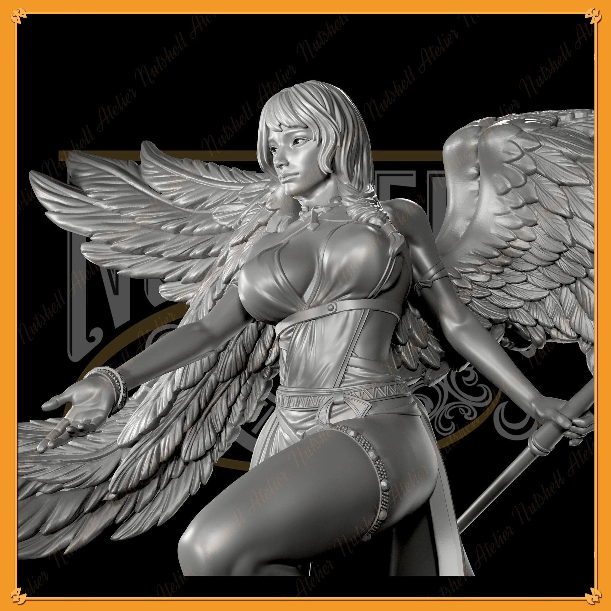 NUTSHELL ATELIER - ANGEL  3D print model_3