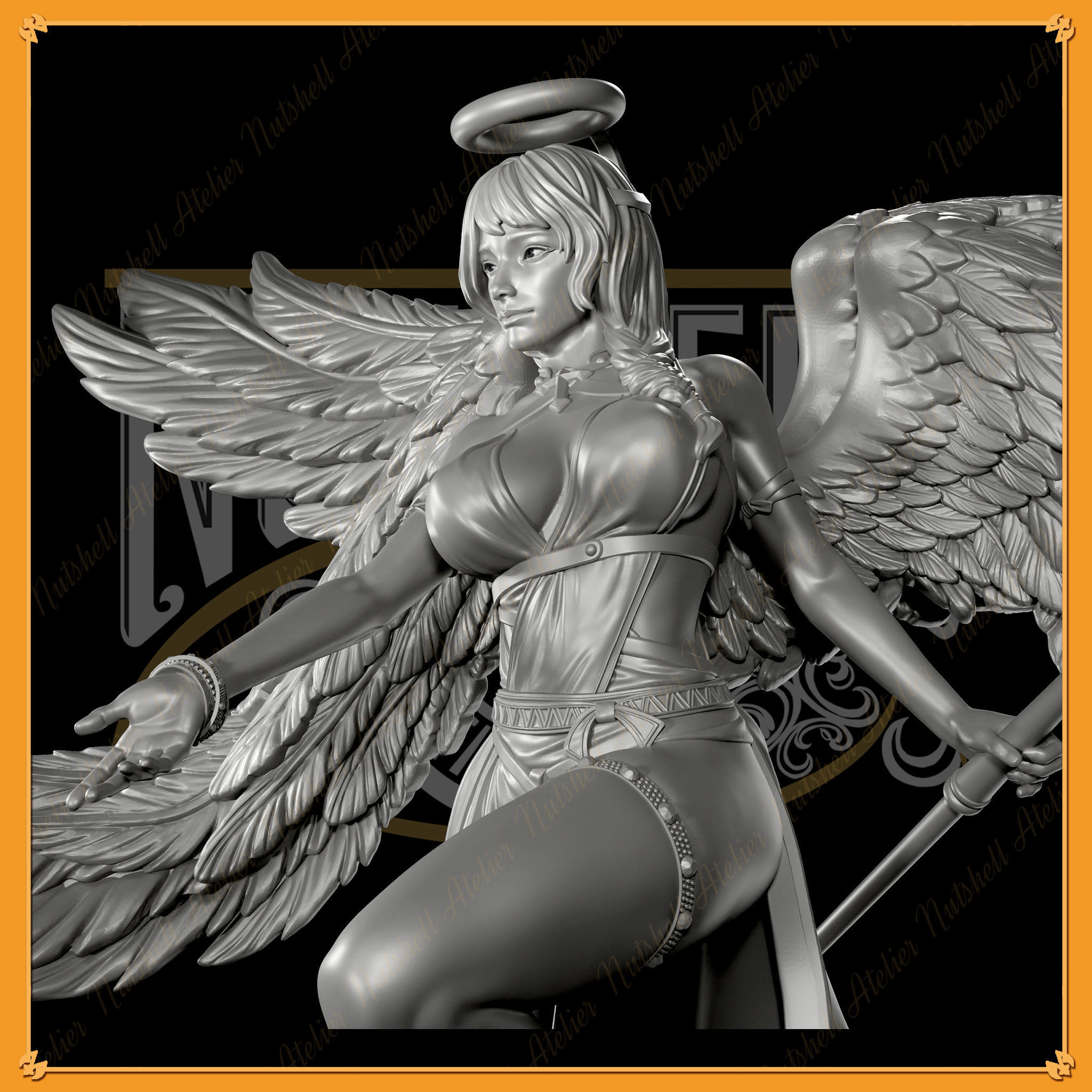 NUTSHELL ATELIER - ANGEL  3D print model_5