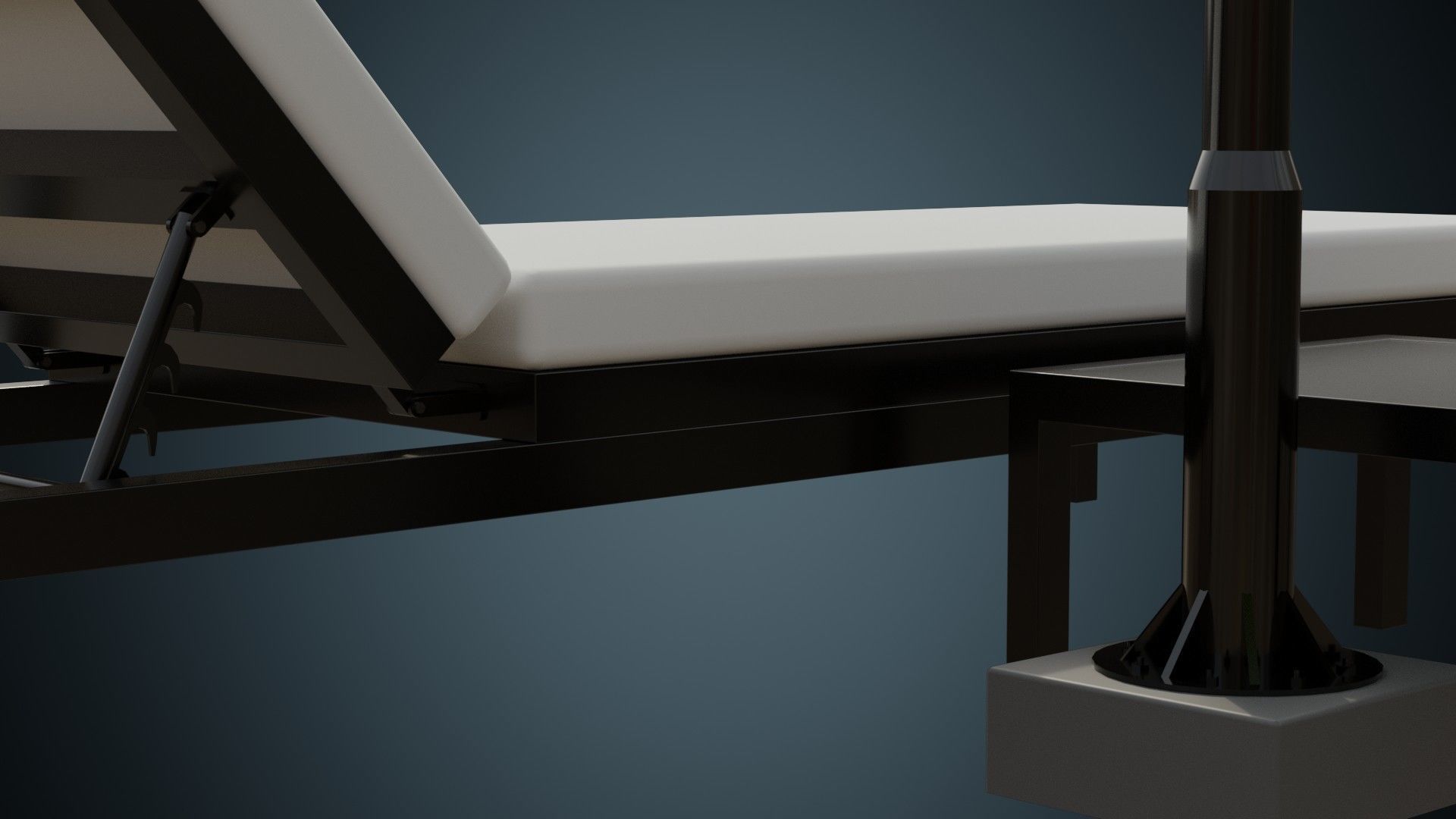 Sun Lounger 2 Basic 3D model_5