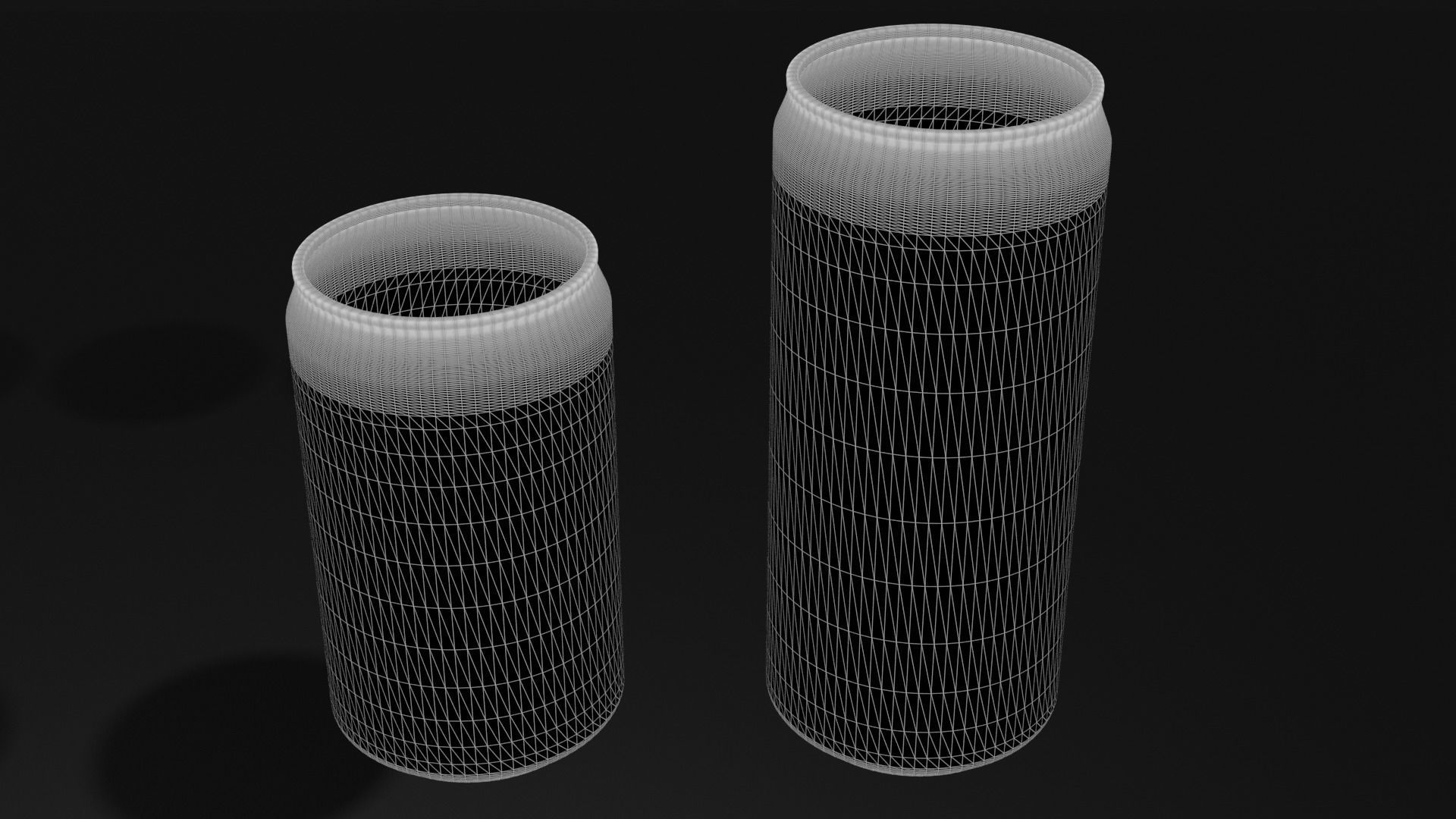 soft drink Cans set 3D model_15