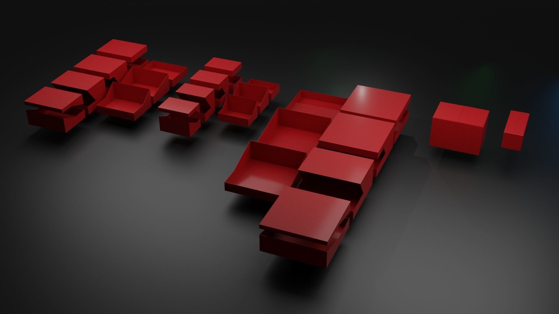 soft drink Cans set 3D model_3