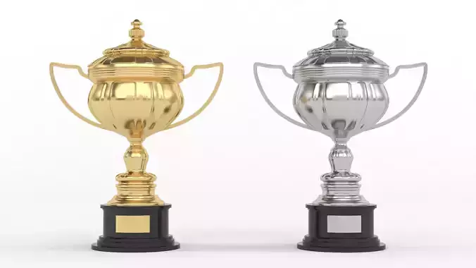 Cups Trophy 3D model