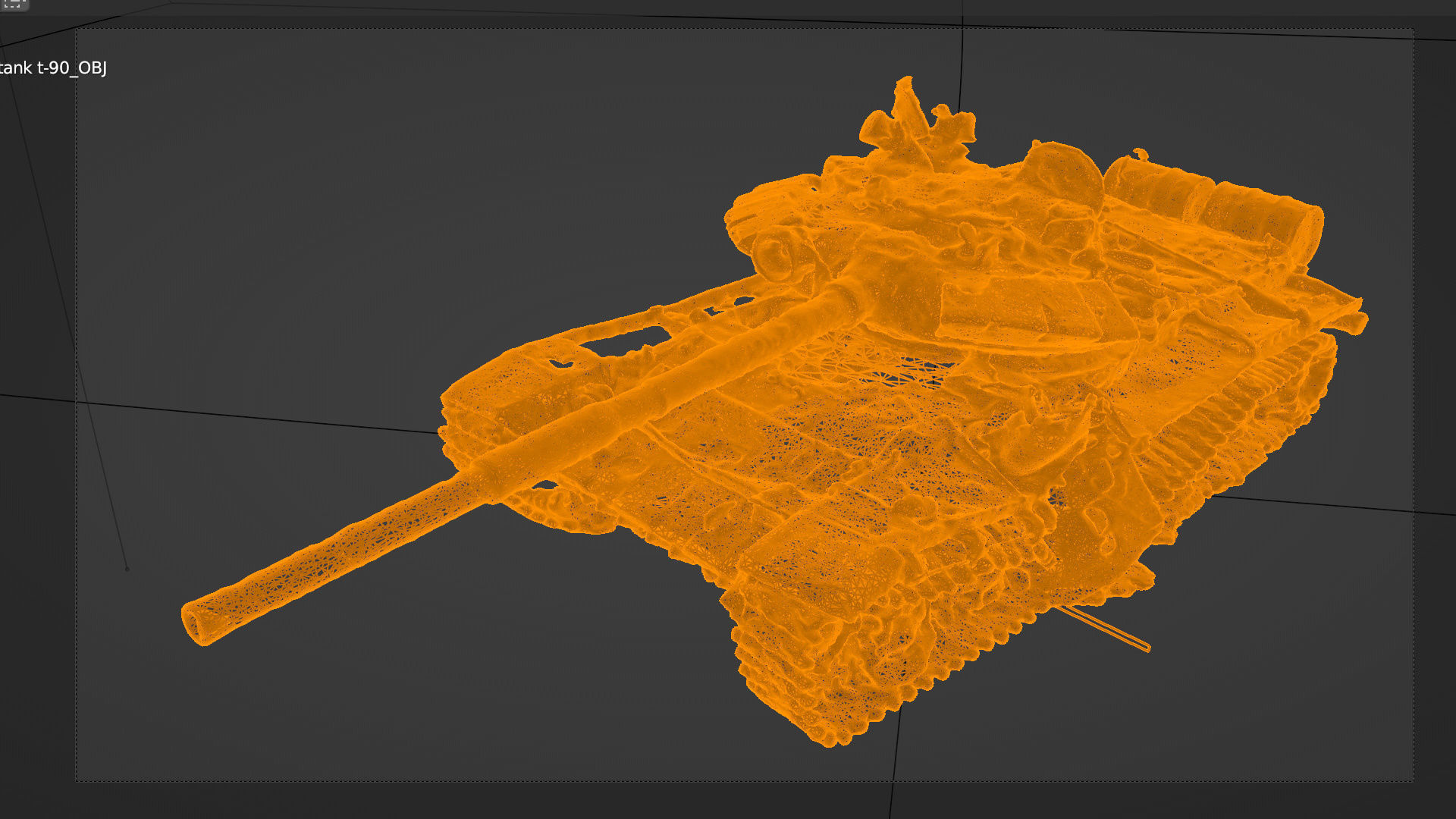 Russian T-72 tank destroyed by Ukrainian army  3D model_6