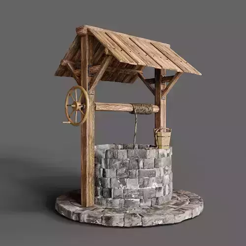 Medieval water well