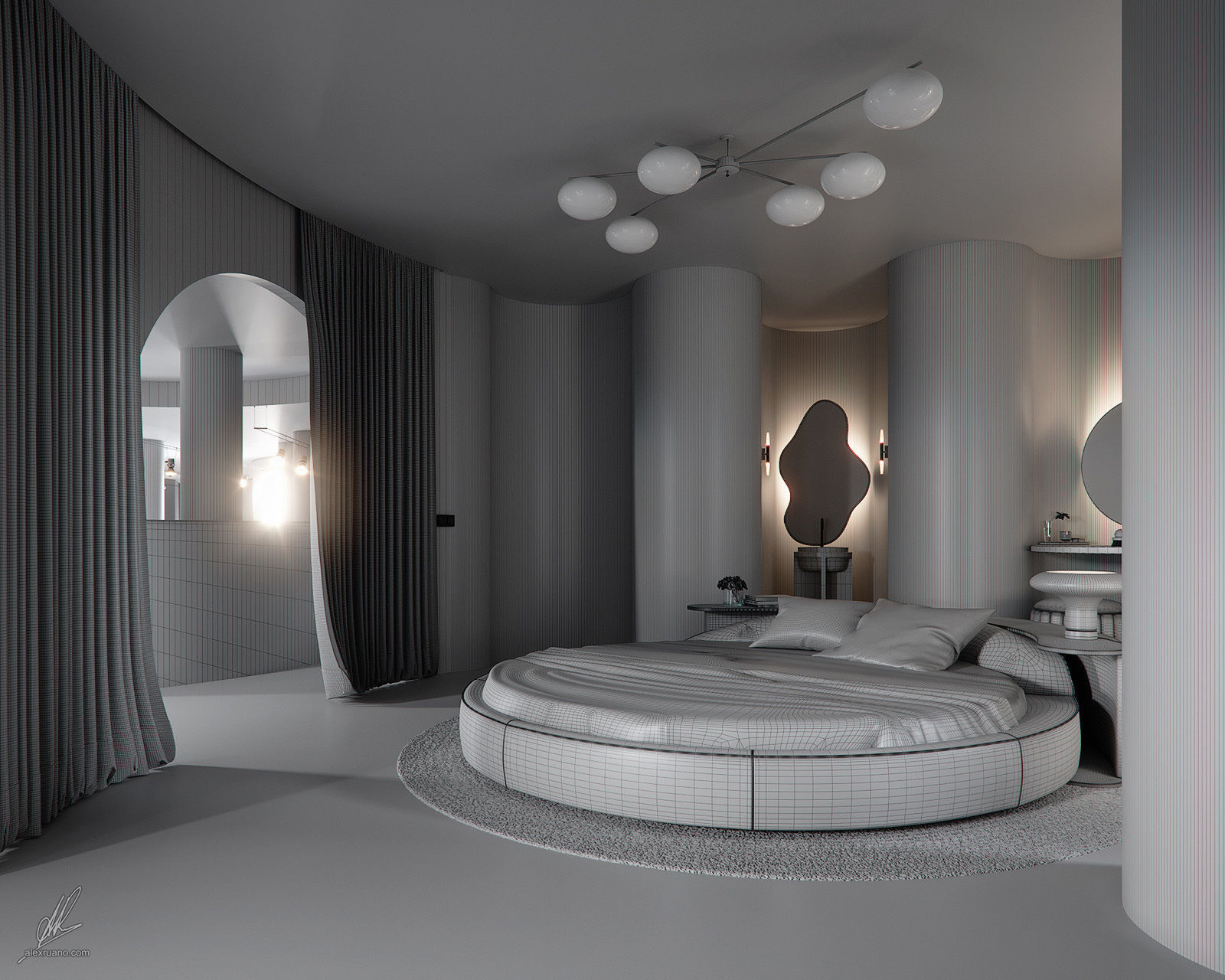 Kitsch Interior Loft 3D model_18