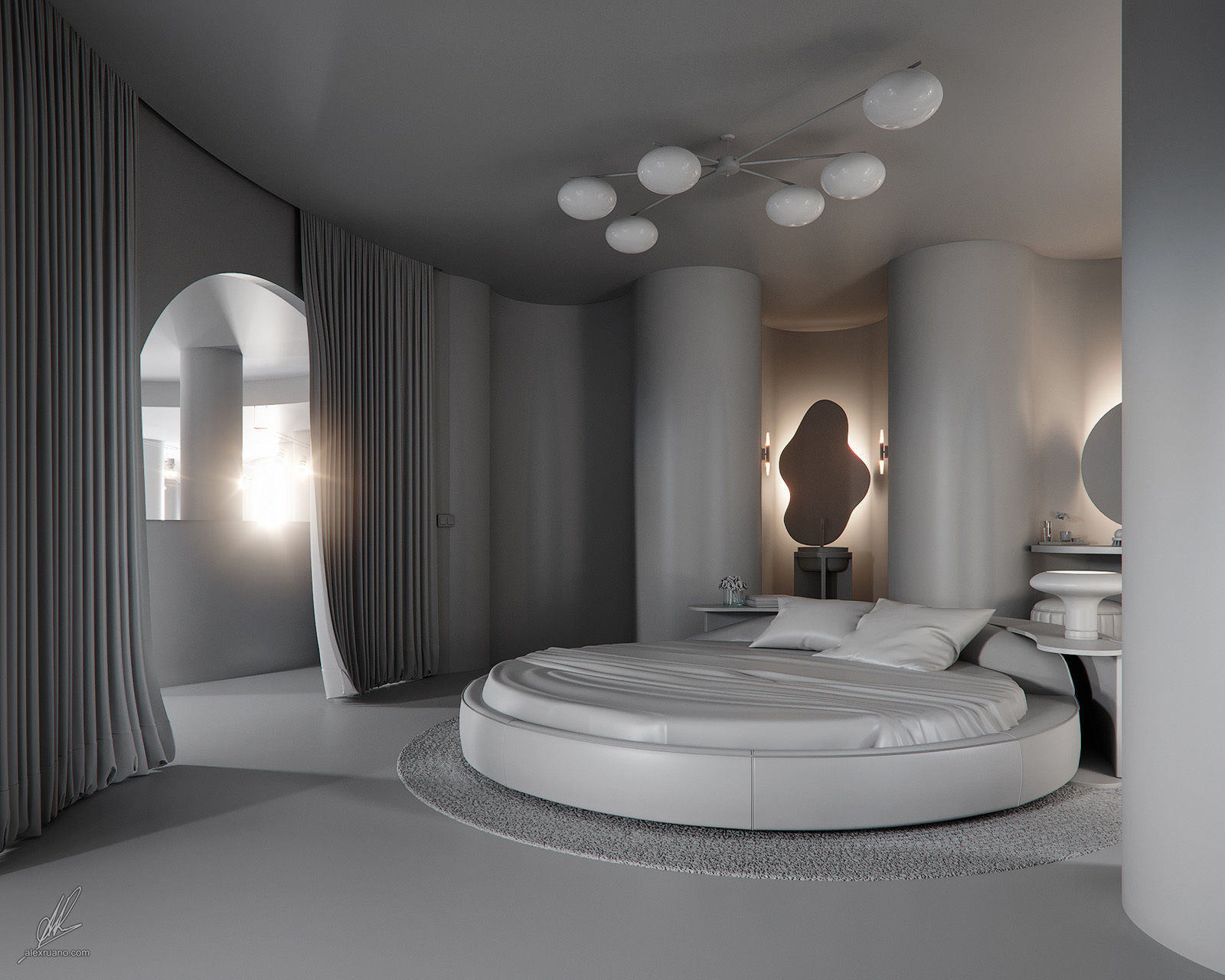 Kitsch Interior Loft 3D model_17