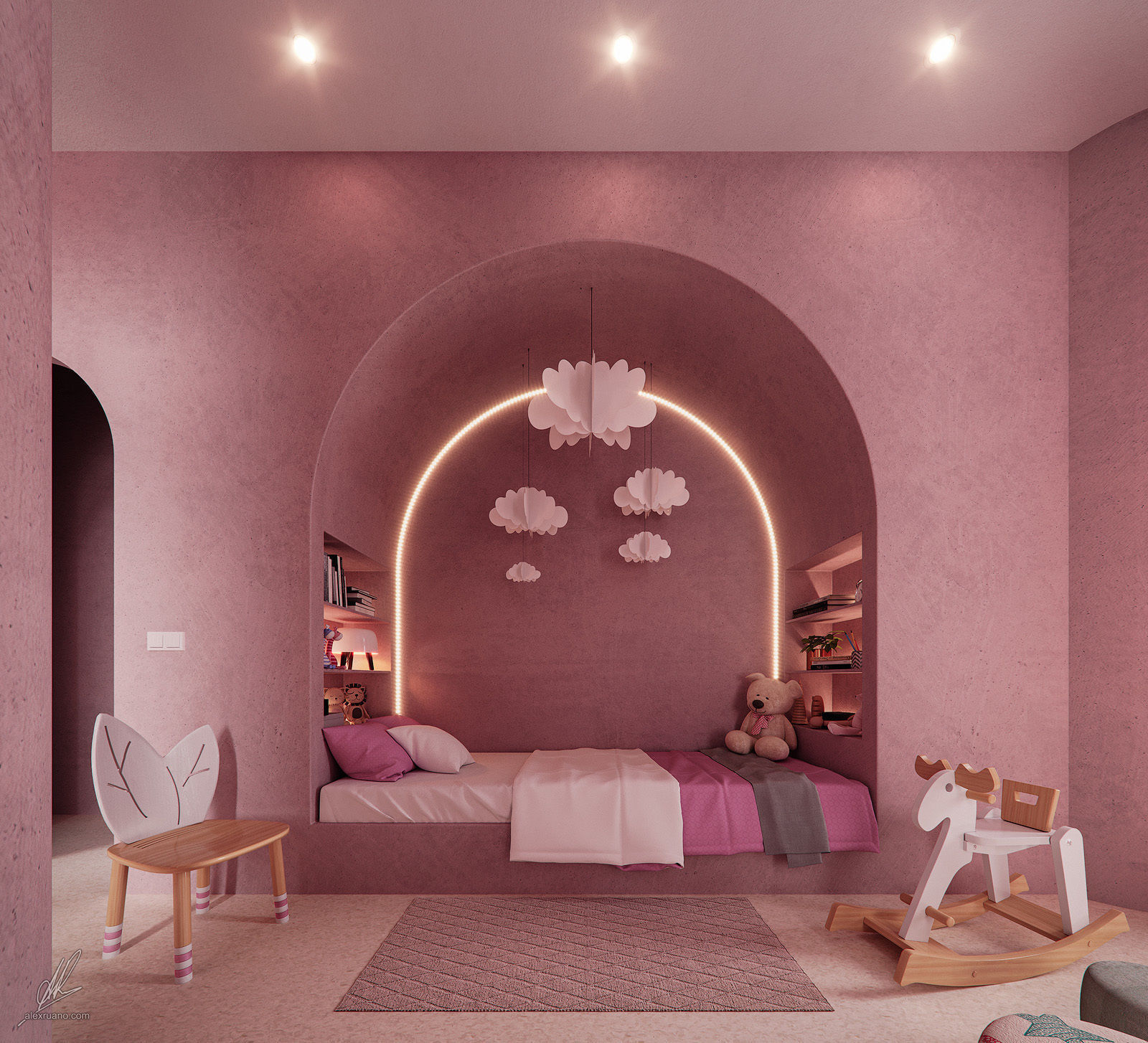Kitsch Interior Loft 3D model_6