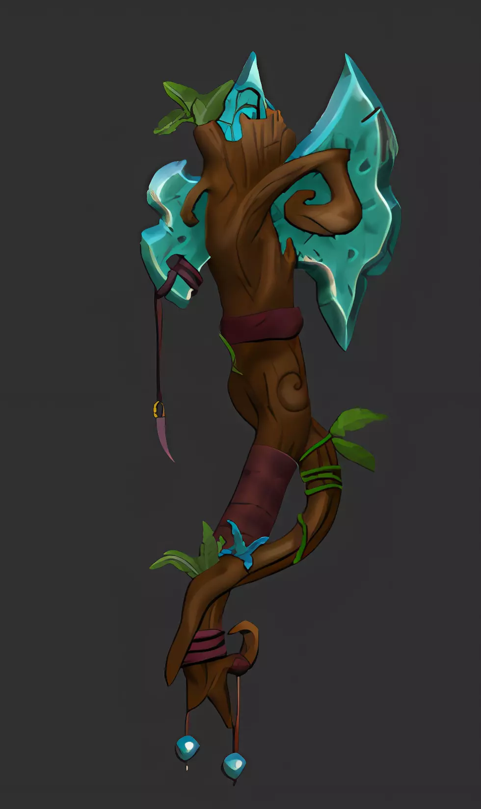 Axe detailed 3D print model