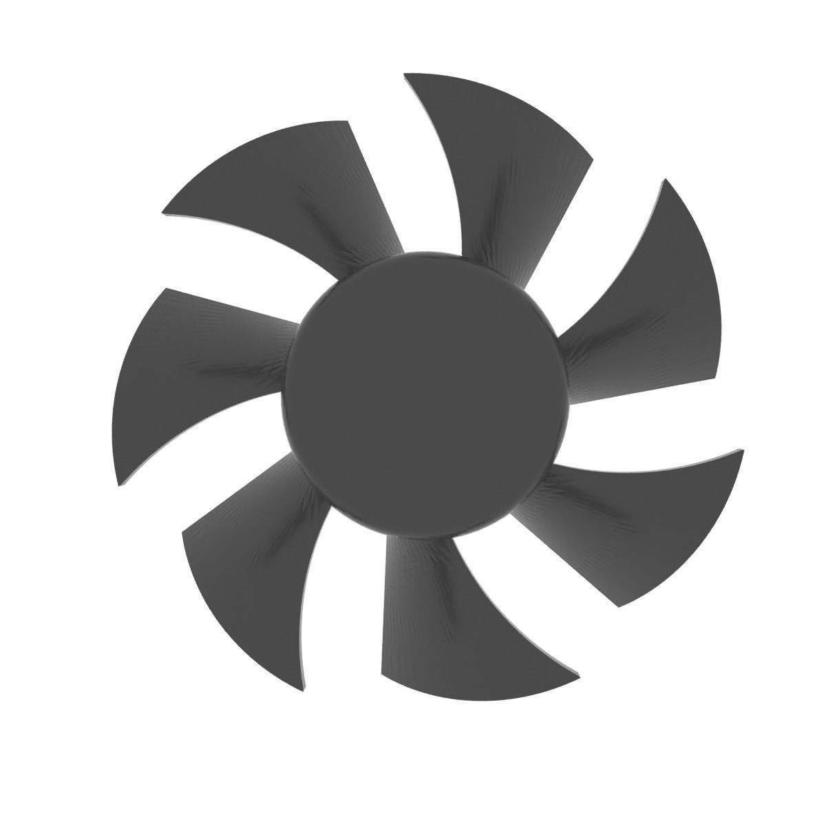 Hairdryer impeller 3D print model_10