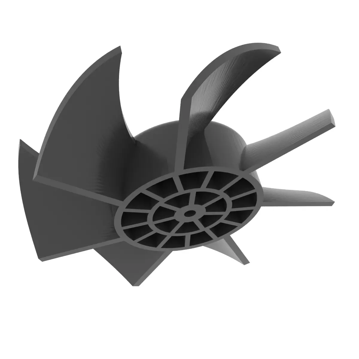 Hairdryer impeller 3D print model_0