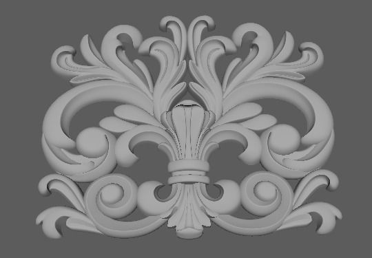 Decor for furniture 3D model_3