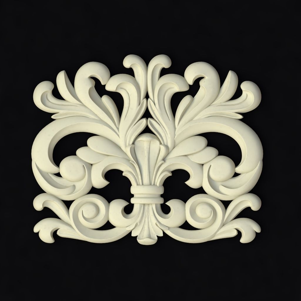 Decor for furniture 3D model_1