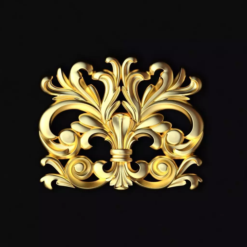 Decor for furniture 3D model_0