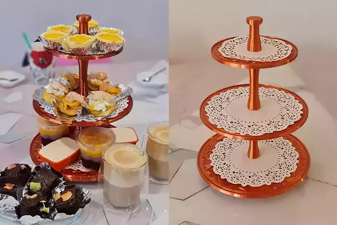 3 Tier Cupcake Stand 3D print model