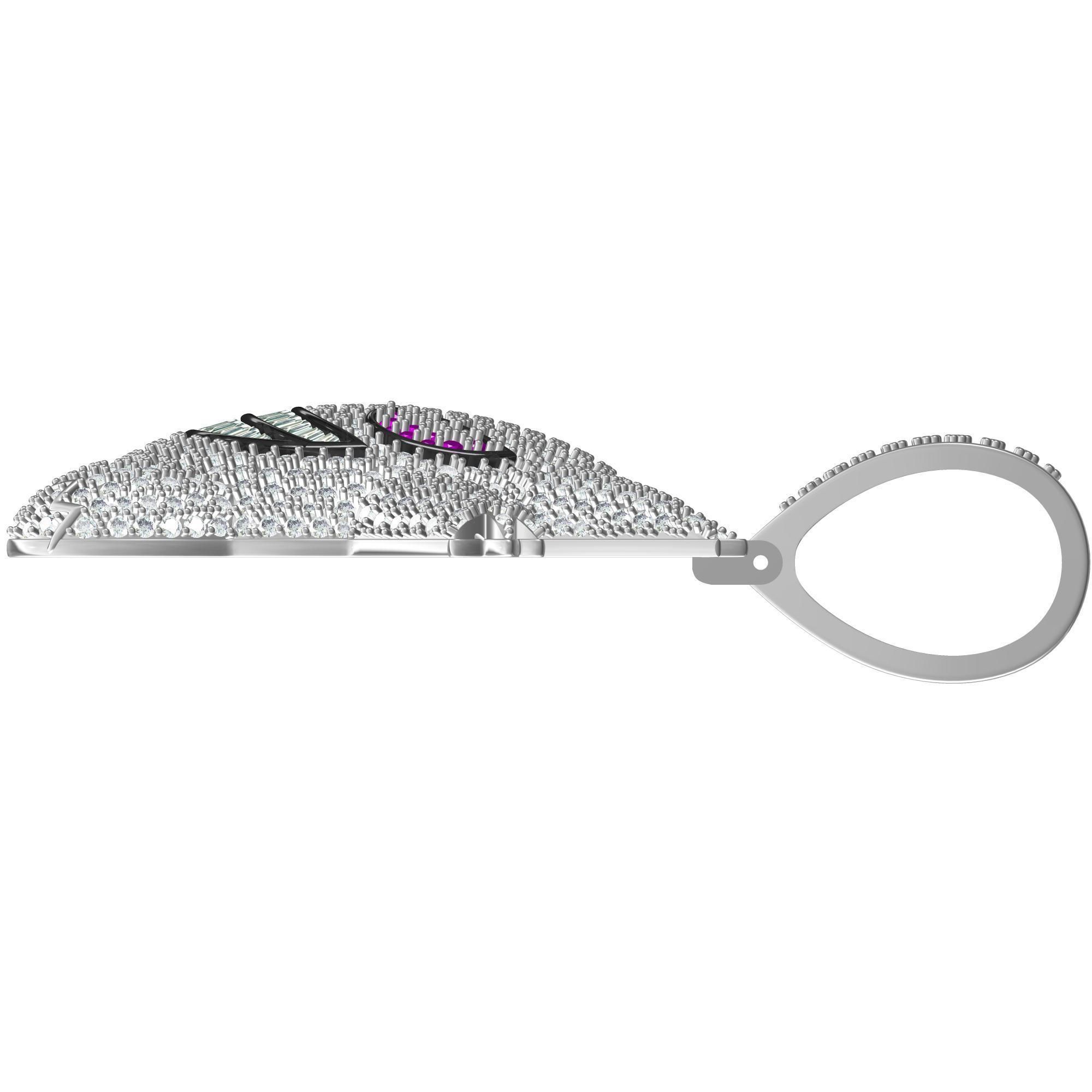 Gengar Pokemon Pendants Hip Hop 3D print model_6