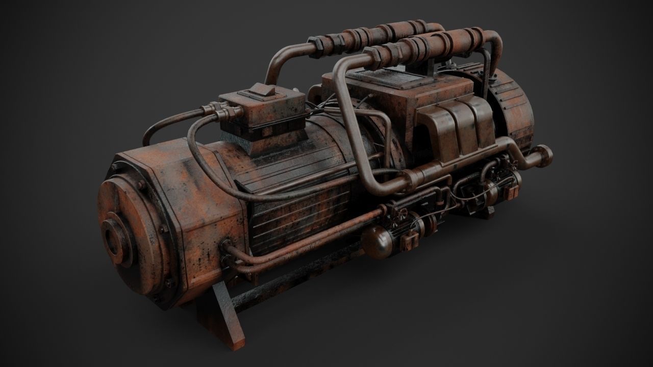 Machinery device 3D model_11