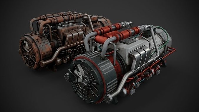 Machinery device 3D model