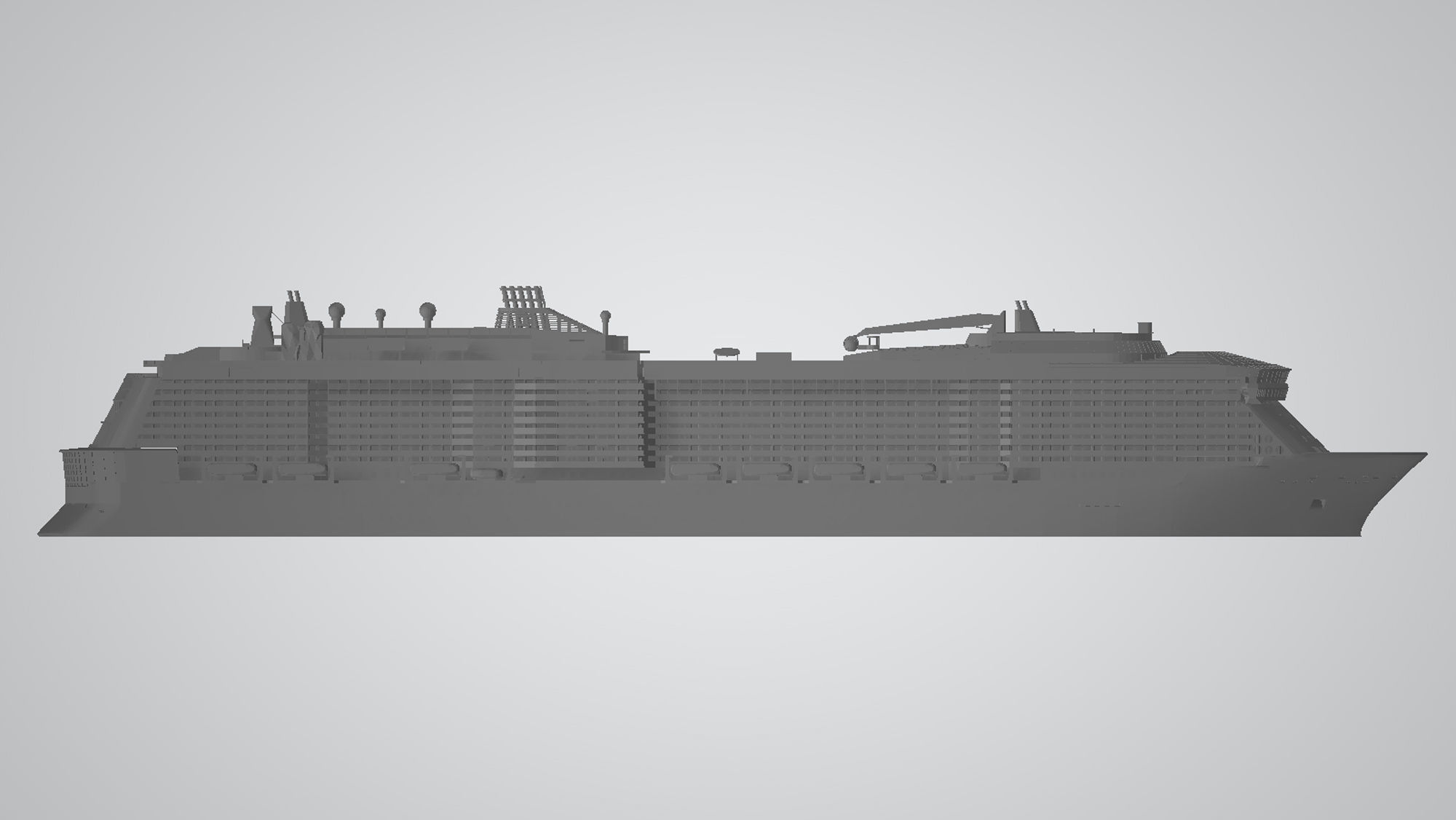 Anthem Of The Seas cruise ship 3D print model 3D print model_3