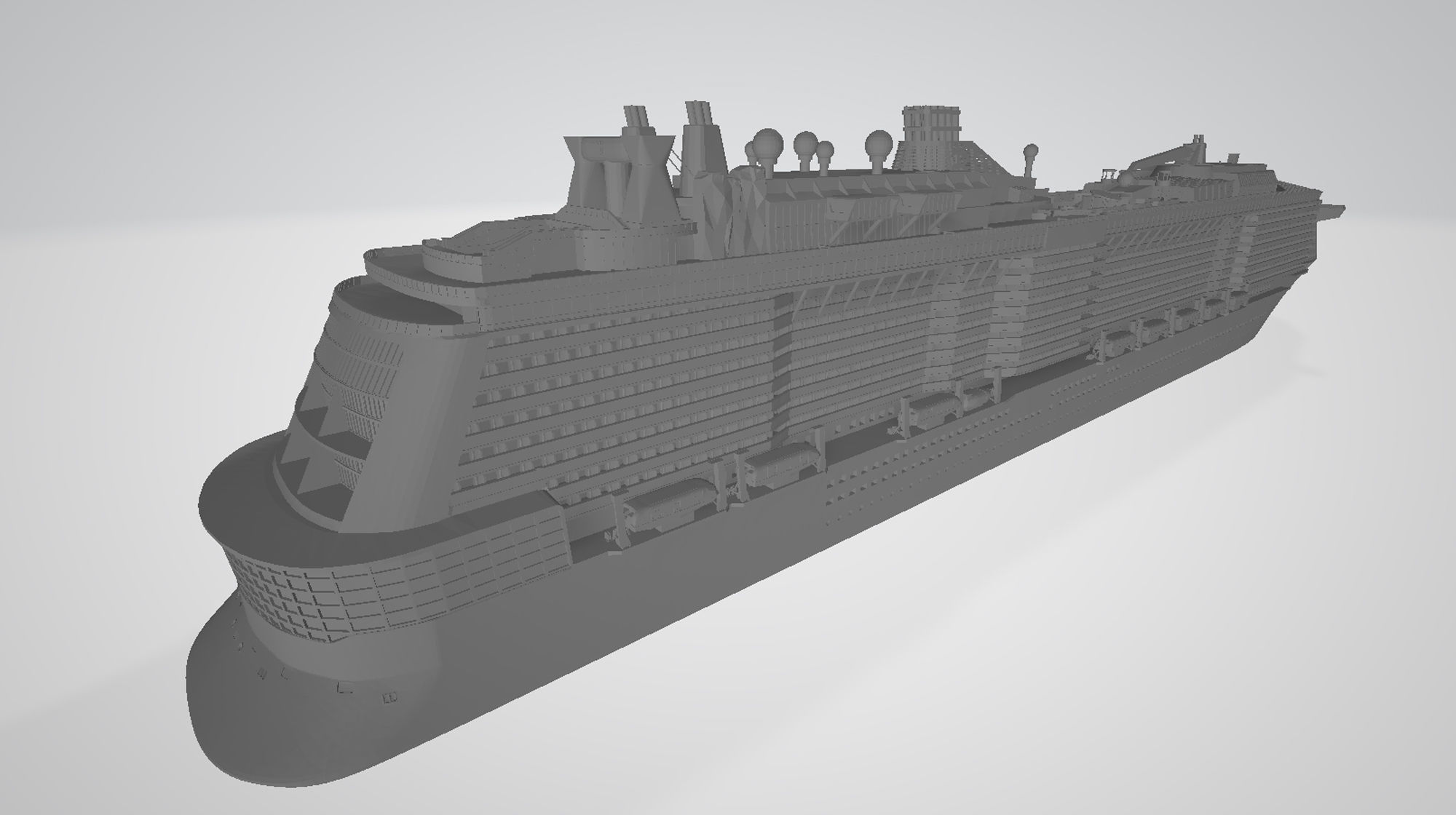 Anthem Of The Seas cruise ship 3D print model 3D print model_4
